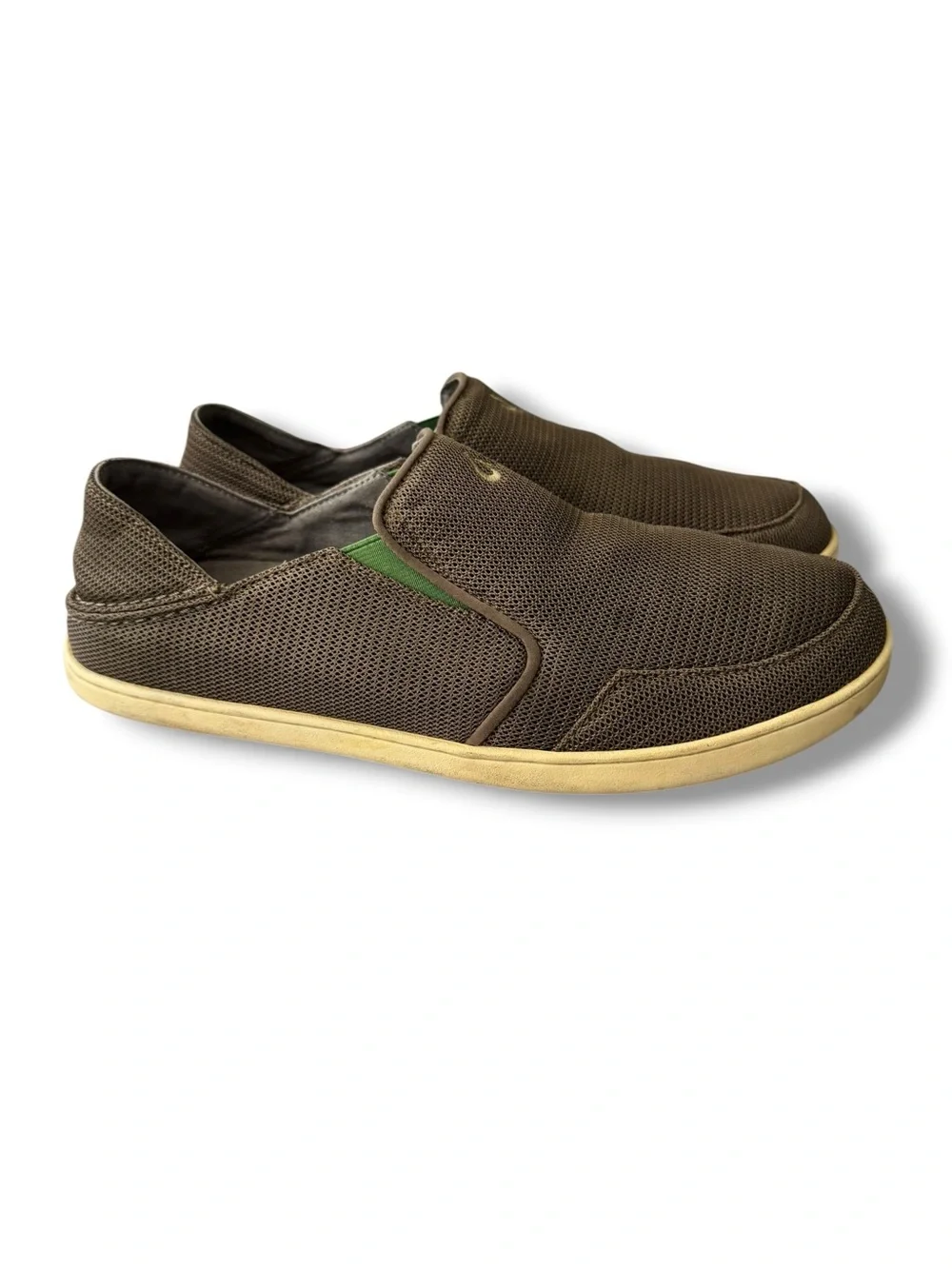 OluKai Men’s Size 10 Brown Mesh Slip On Casual Shoes EU 43